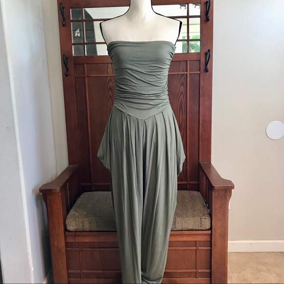 LAST ONE 3X Plus Size Strapless Jumpsuit - Picture 5 of 8